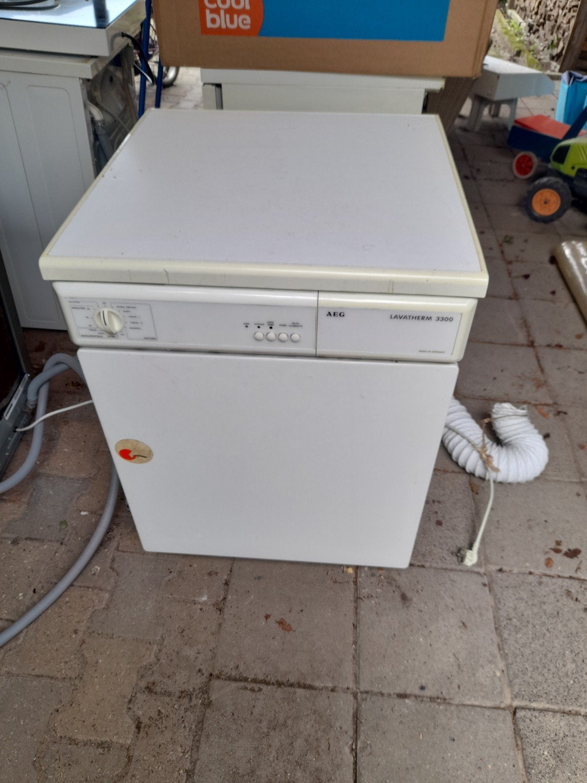 Wasdroger / AEG lavatherm 3300, Ophalen, Gebruikt, Luchtafvoer, Voorlader