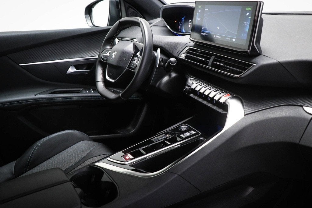 Peugeot 3008 1.6 HYbrid 225 Allure | SOH 99% | LED | DAB | A, Stof, Met garantie (alle), Blauw, Plug-in hybride
