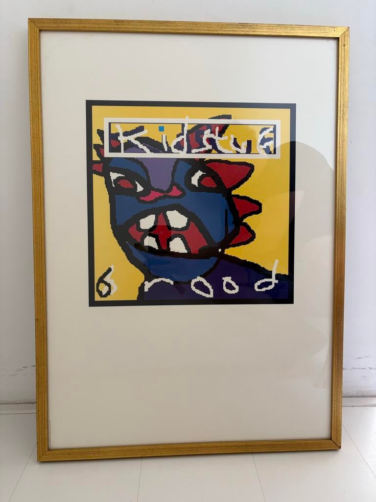 Herman Brood reproductie - Kidstuf (73x53 cm), Ophalen of Verzenden