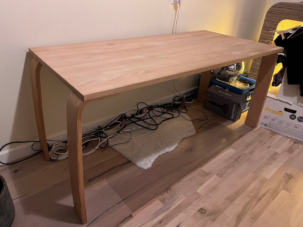 Ikea Vika Oleby tafel, Ophalen, Gebruikt, 100 tot 150 cm, 50 tot 75 cm