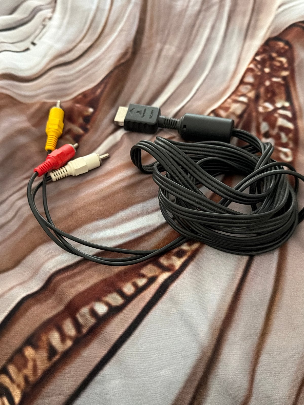 Originele RCA/SCART kabel voor PlayStation 2 (PS2), Ophalen of Verzenden, Gebruikt, Overige typen