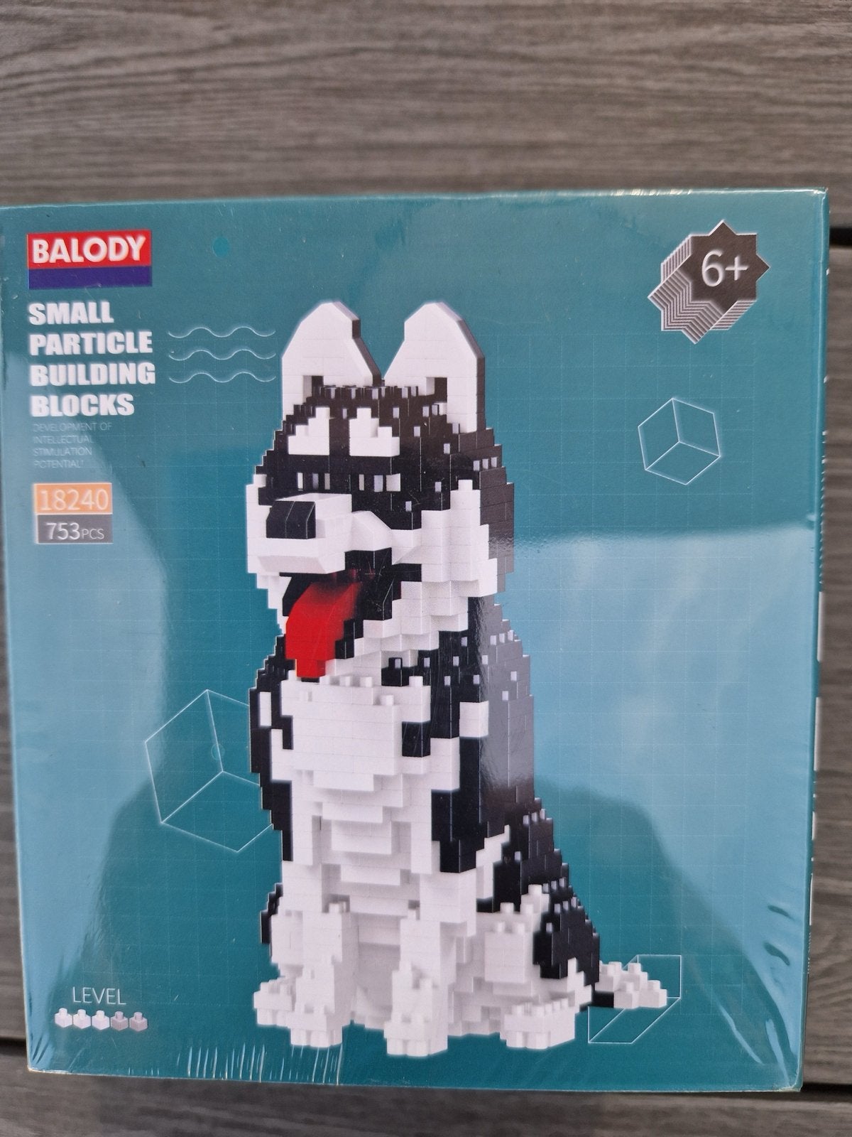 Balody Bouwblokken Husky Hond - 753 Stuks, Ophalen of Verzenden, Nieuw, Overige merken