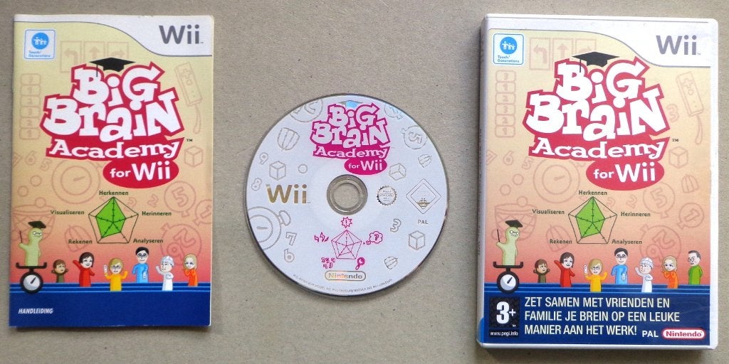 Big Brain Academy voor de Nintendo Wii Compleet, Spelcomputers en Games, Games | Nintendo Wii, Puzzel en Educatief, 1 speler, Ophalen of Verzenden