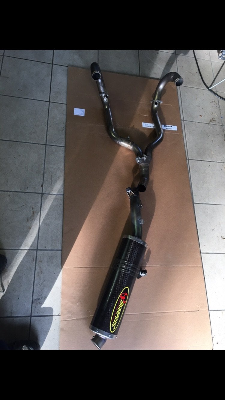 Volledige Akrapovic uitlaatlijn BMW R1200gs (2005 ev. ), Ophalen, Gebruikt
