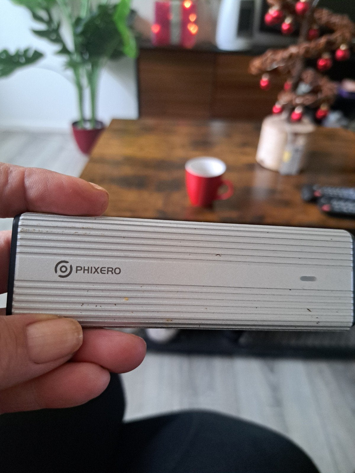 Phixero Externe SSD Behuizing USB-C, Computers en Software, Ophalen, M.2 NVMe (niet inbegrepen), Gebruikt, Server