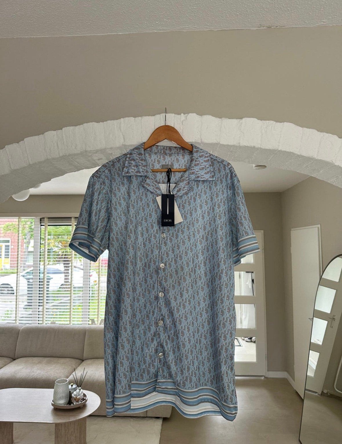 DİOR SET, Kleding | Heren, Ophalen of Verzenden, Zo goed als nieuw, Blauw, Halswijdte 43/44 (XL)