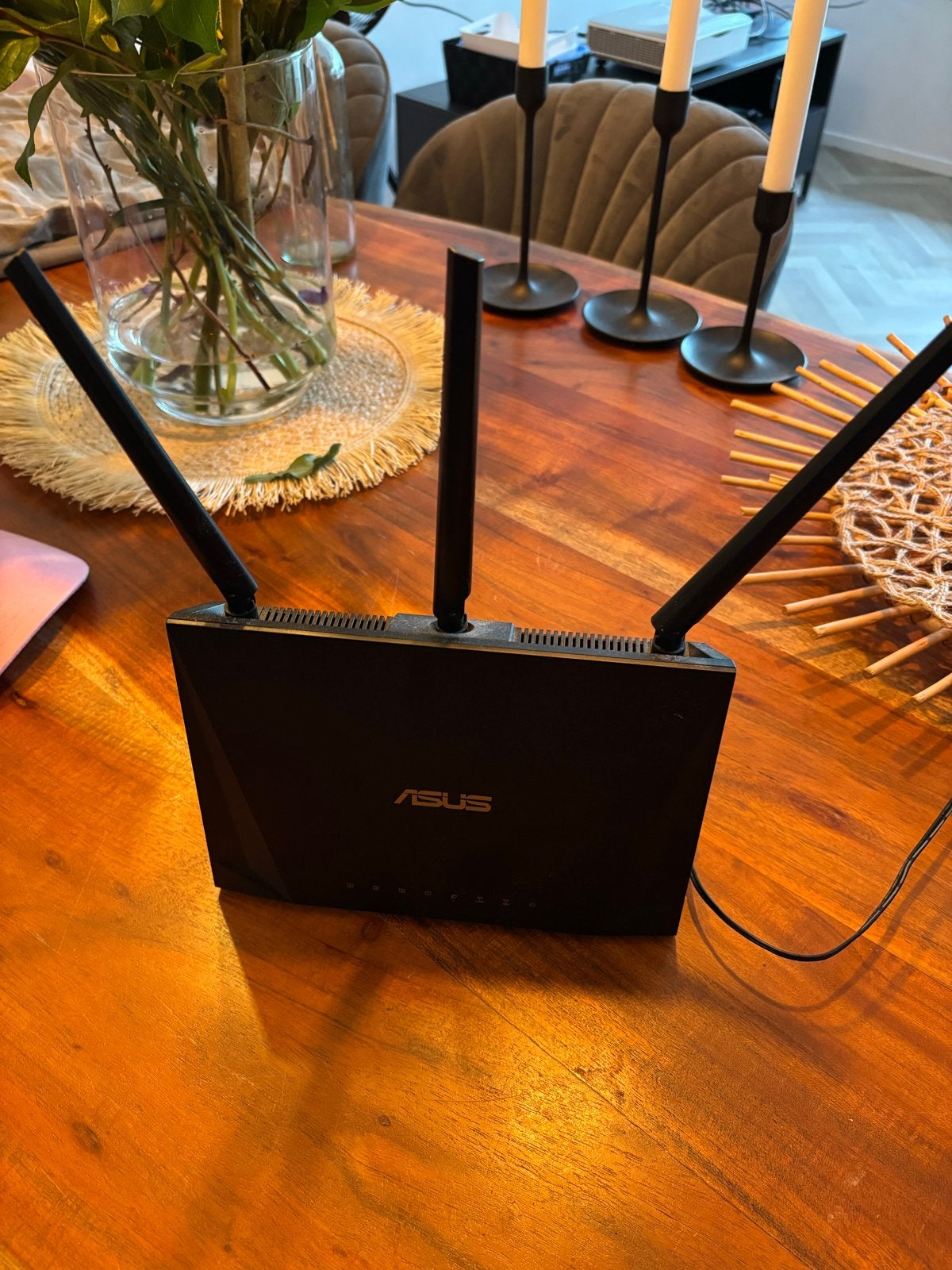ASUS Router AC2400 Dual Band Gigabit Router, Computers en Software, Routers en Modems, Ophalen, Zo goed als nieuw, Router