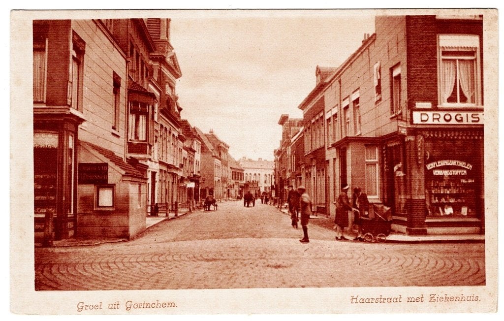 B26250 Gorinchem, Haarstraat, Ophalen of Verzenden, 1920 tot 1940, Ongelopen, Zuid-Holland