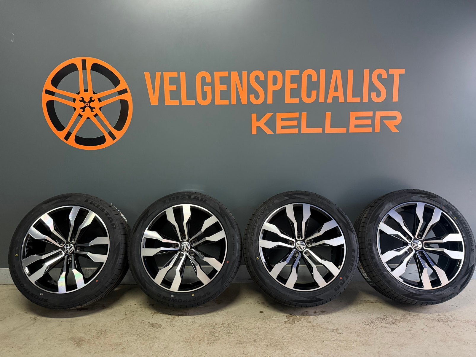 Volkswagen suzuka 19 inch velgen 5x112 nieuwe banden, 19 inch, 255 mm, Banden en Velgen, Ophalen of Verzenden