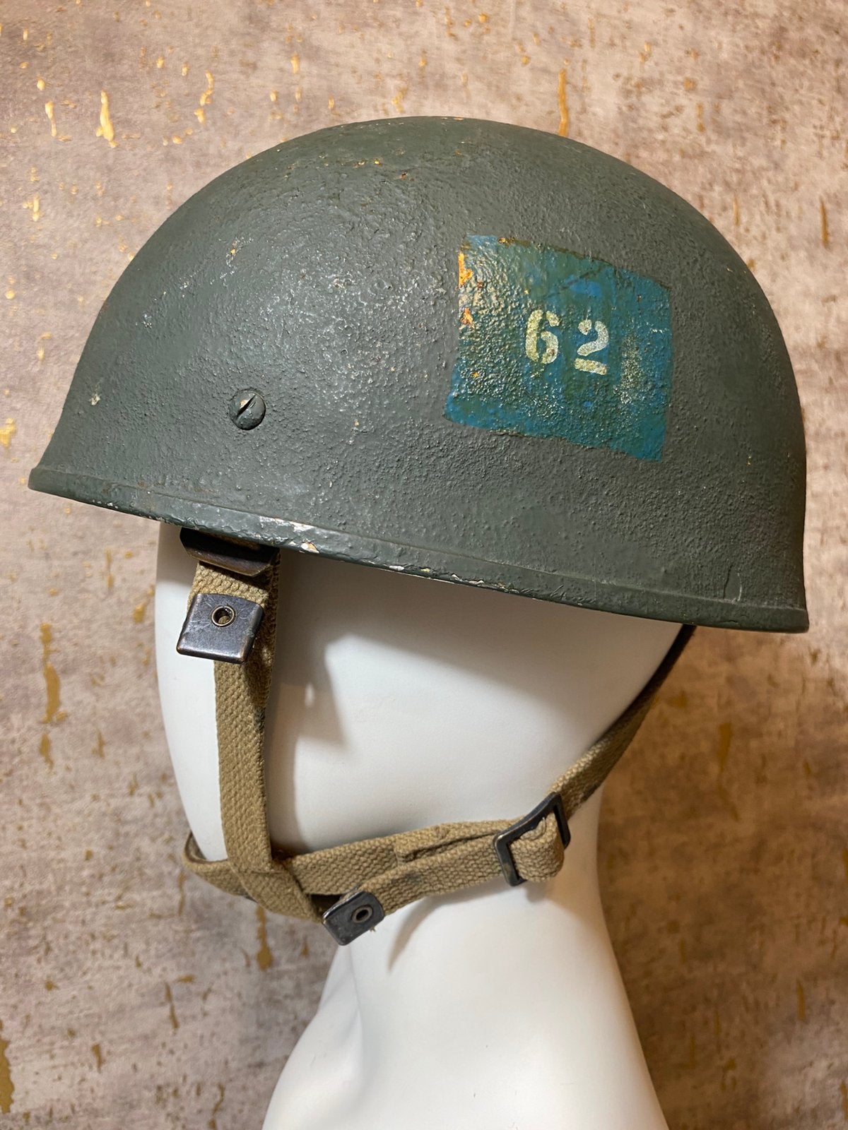 Britse para/parachutisten helm - 1944, Ophalen of Verzenden, Engeland, Helm of Baret