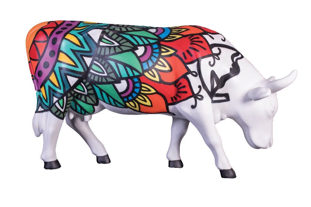 Nieuw Cow Parade koe Iracema de Luz large incl. verzending., Ophalen of Verzenden