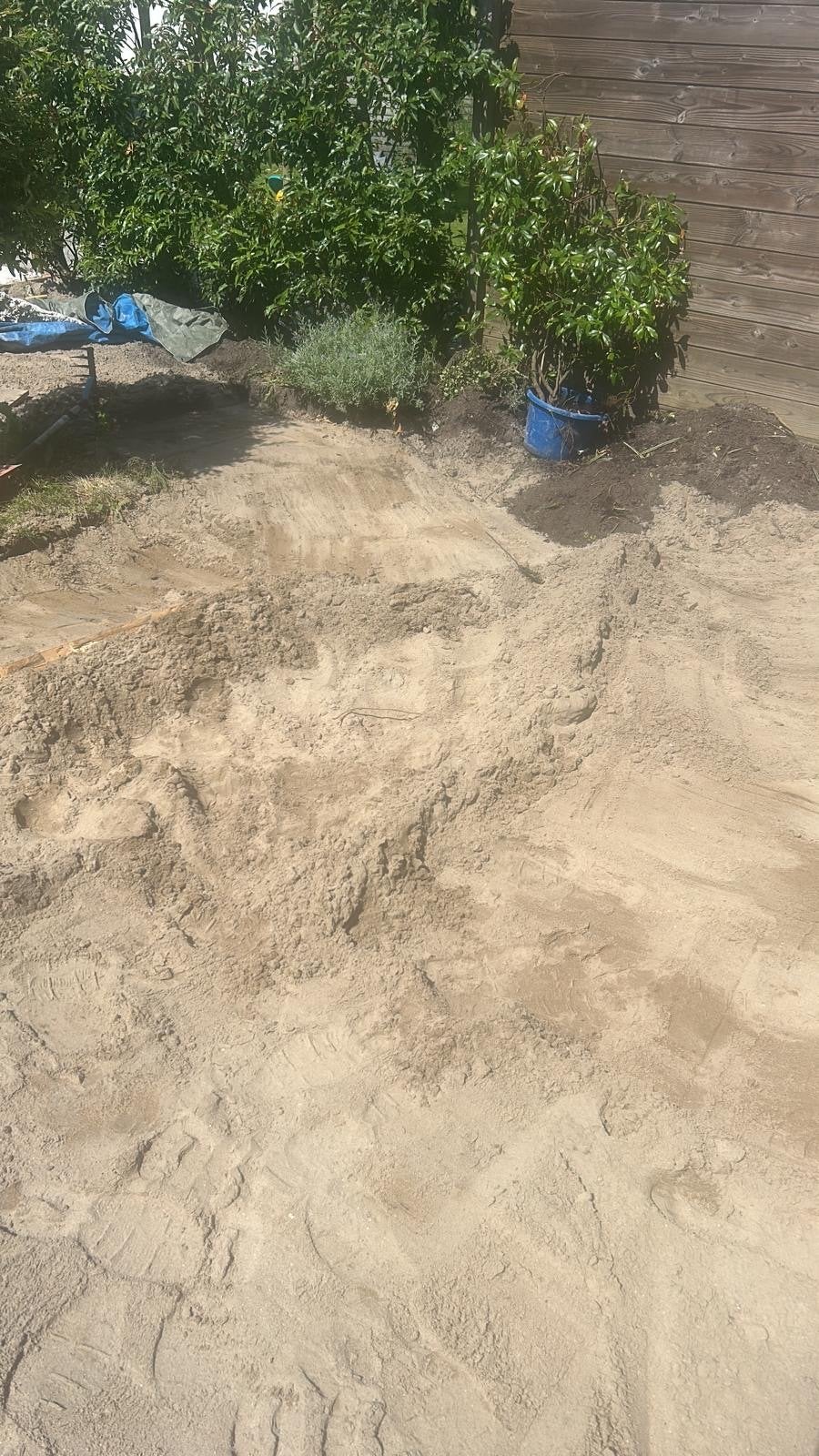 GRATIS Brekerzand/ophoogzand, Tuin en Terras, Zand, Ophalen, Gebruikt, Brekerzand