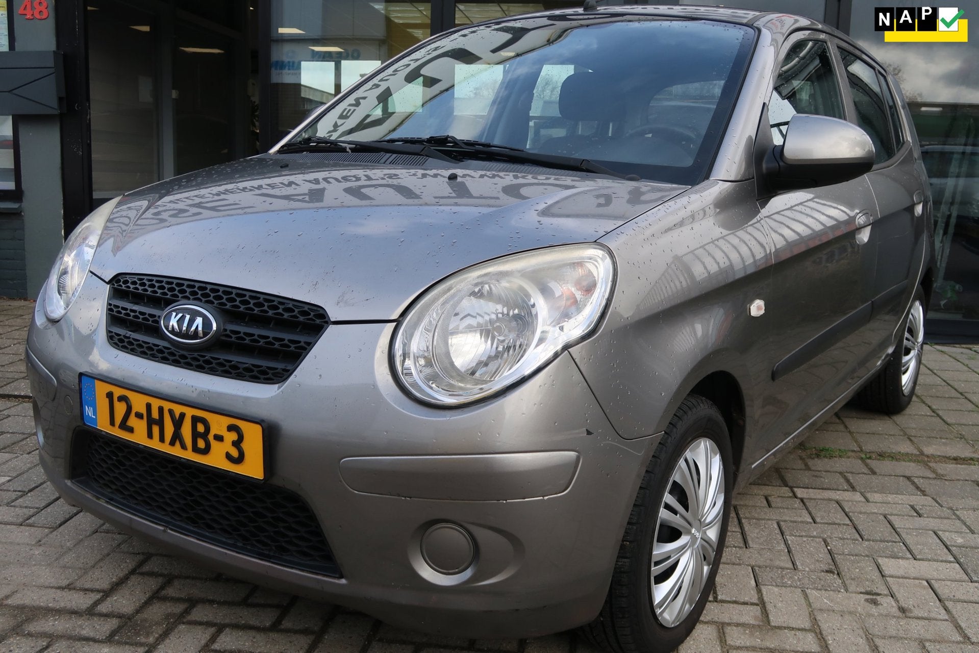 Kia Picanto 1.1 X-tra *Rijklaarprijs *Trekhaak *NAP *Airco, Stof, Gebruikt, 4 cilinders, Metallic lak