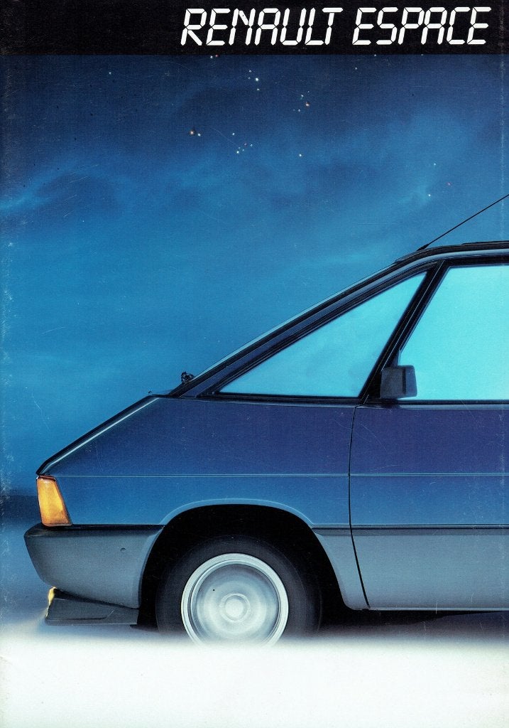 Folder Renault Espace (1986), Verzenden, Gelezen, Renault