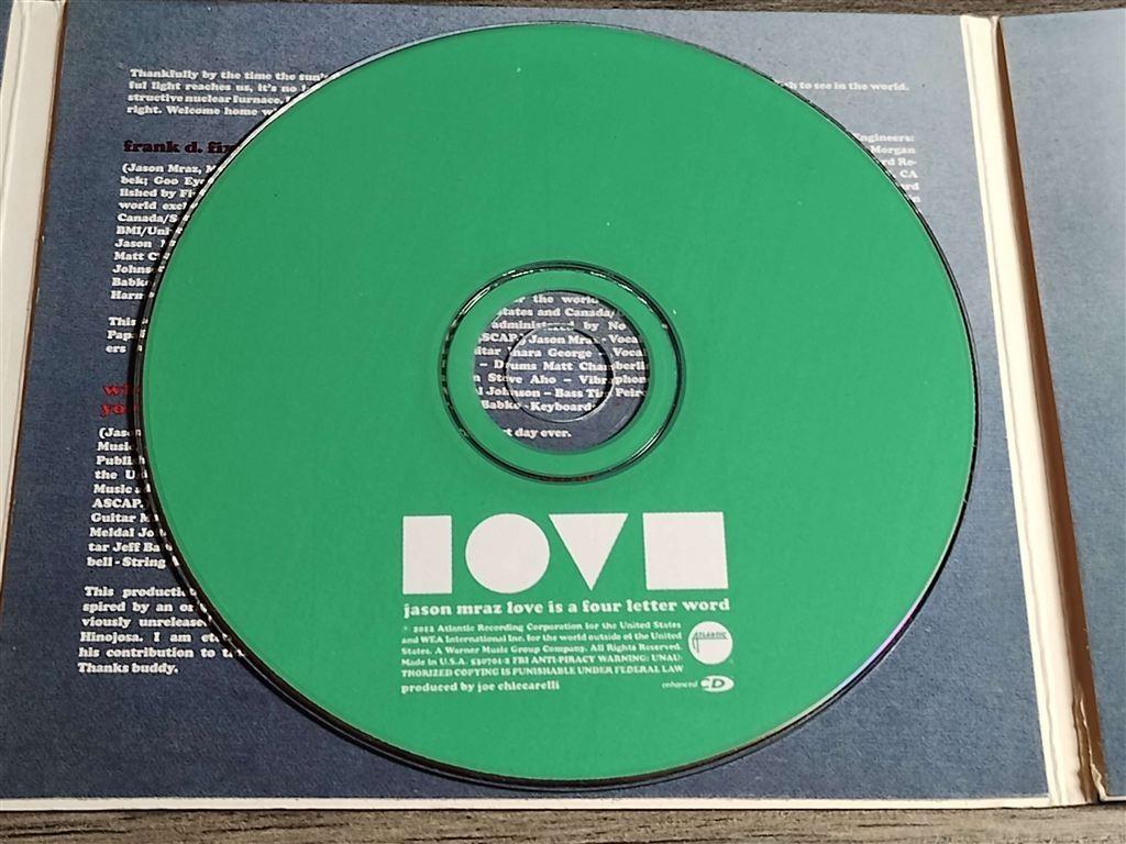 Jason Mraz - Love Is A Four Letter Word [Digisleeve], Ophalen of Verzenden, Zo goed als nieuw