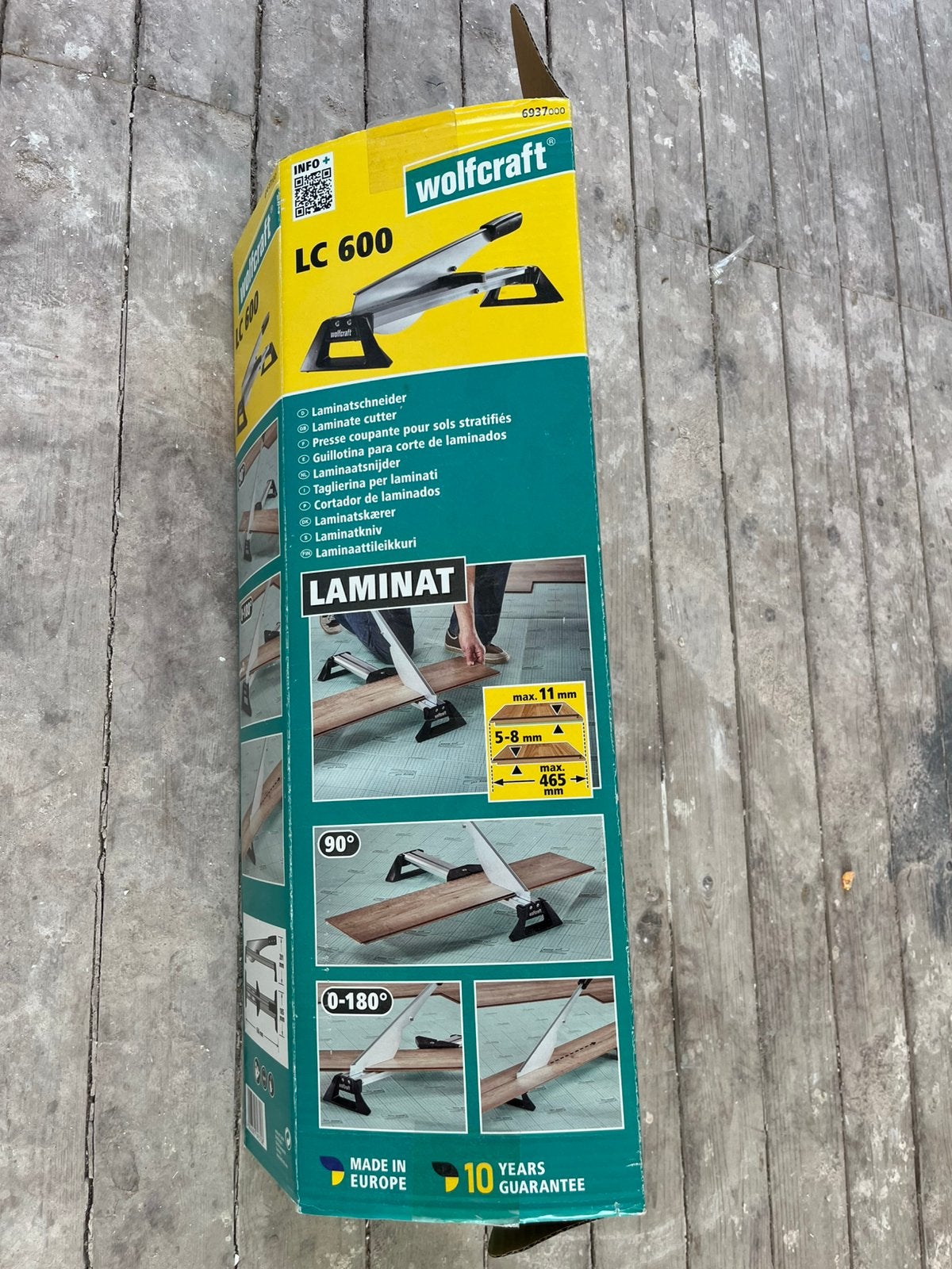 Laminaatsnijder Wolfcraft LC600, Doe-het-zelf en Verbouw, Gereedschap | Handgereedschap, Ophalen, Zo goed als nieuw