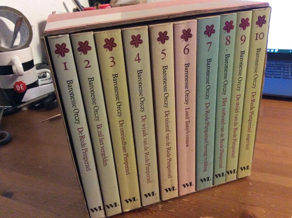 De Rode Pimpernel. Box met 10 boeken, Boeken, Romans, Gelezen, Ophalen of Verzenden