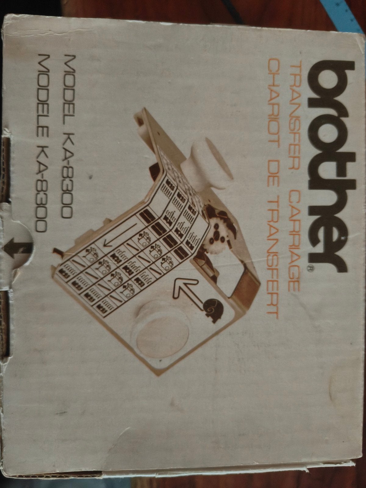Brother KA 8300 Overhangslede voor breimachine, Ophalen of Verzenden, Gebruikt