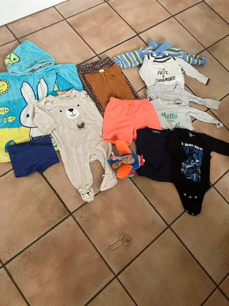 Kledingpakket, maatje 62, voor jongen - 13 stuks - KIJK!, Ophalen of Verzenden, Gebruikt, Maat 62