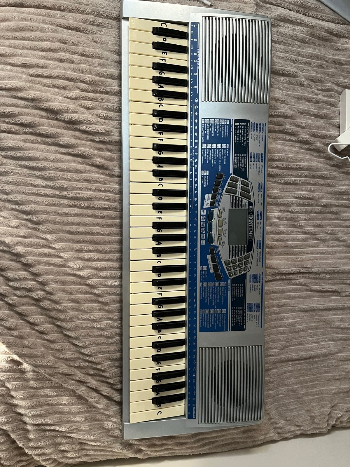 Bontempi keyboard met 61 toetsen en MIDI-aansluiting, Midi-aansluiting, Ophalen, Overige merken, 61 toetsen