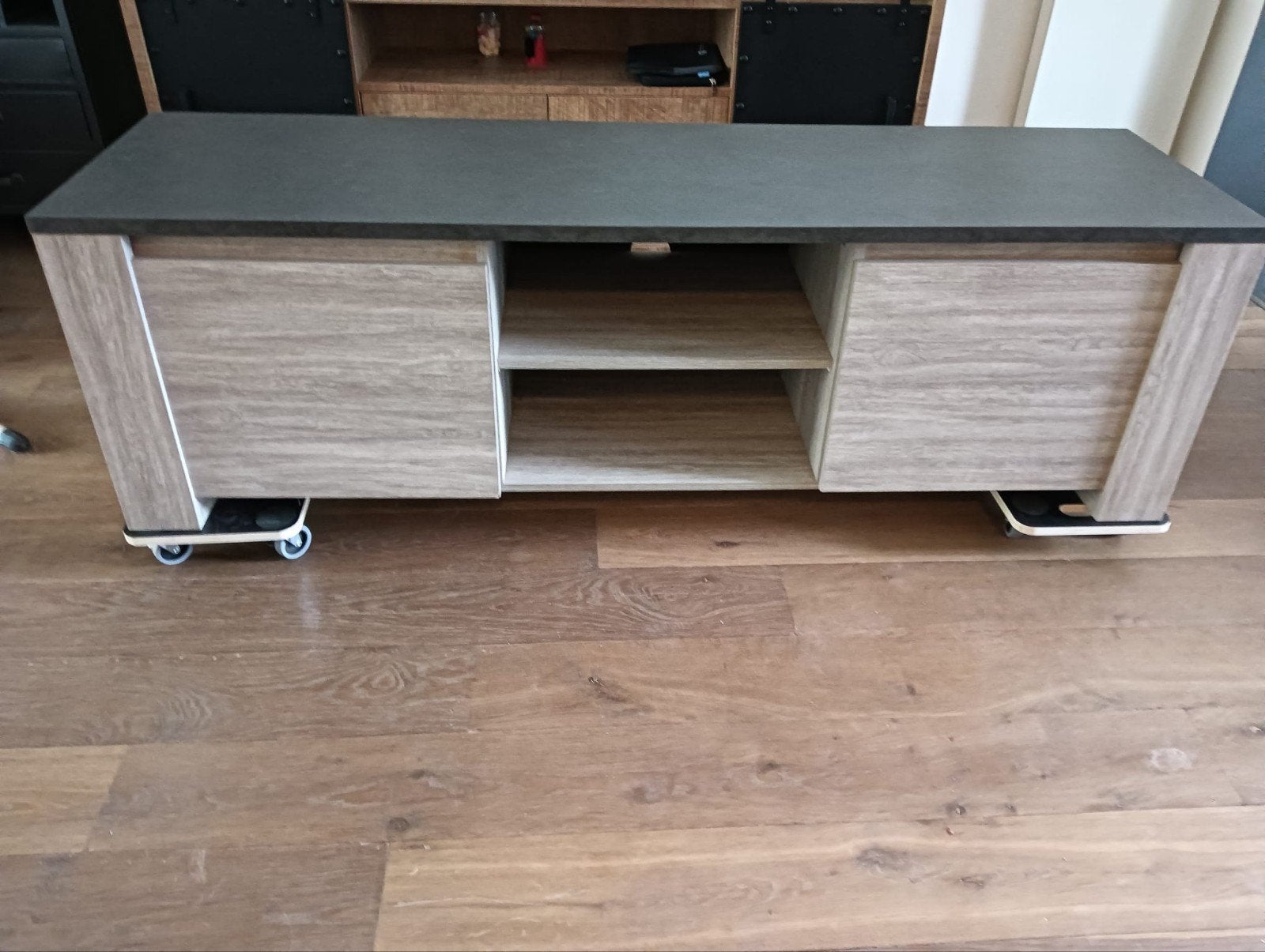 Tv meubel yannick leenbakker, Ophalen, Gebruikt, 150 tot 200 cm, Minder dan 100 cm