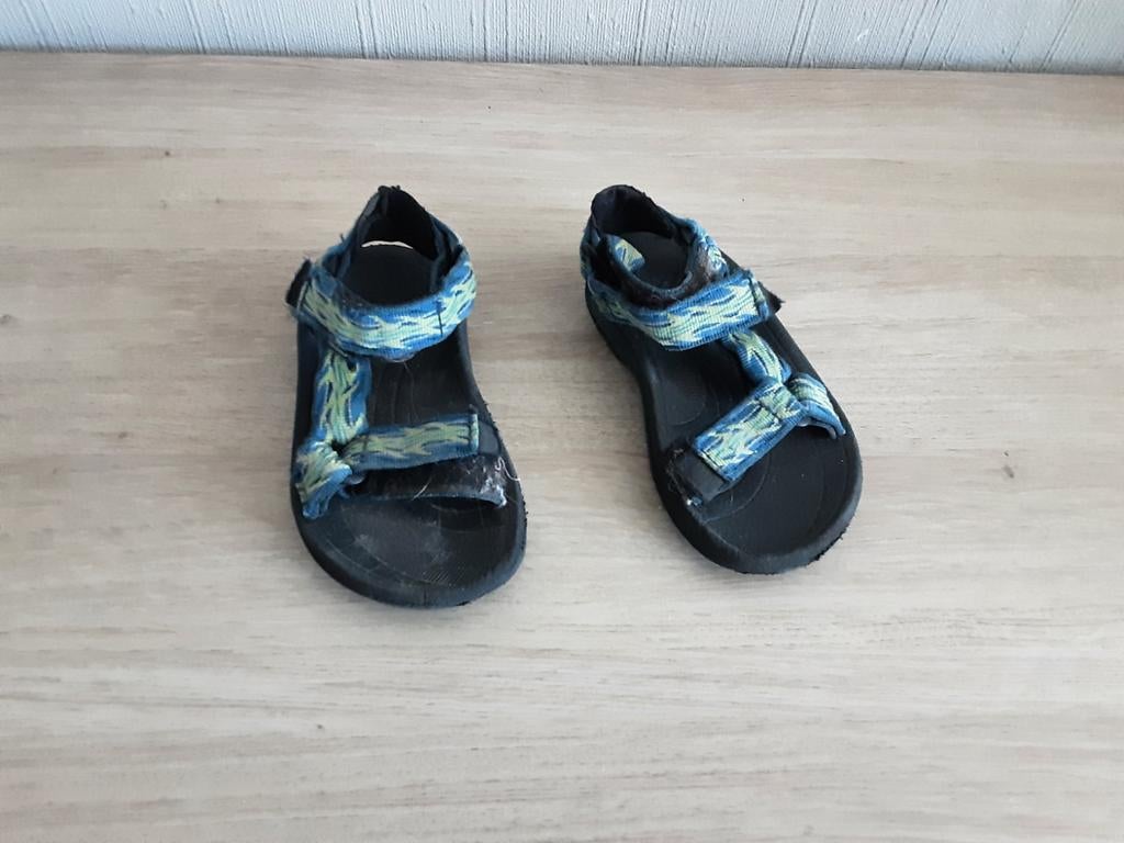 Teva sandalen met klittenband, voetzool 18 cm, Gebruikt, Jongen of Meisje, Schoenen, Teva