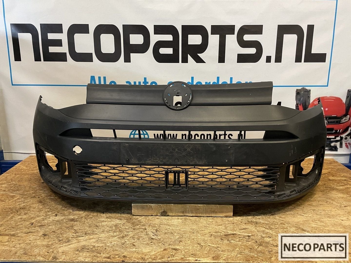 VOORBUMPER VW CADDY 2K 2K7 FACELIFT BUMPER 2K7807221, Gebruikt, Volkswagen, -, Ophalen of Verzenden
