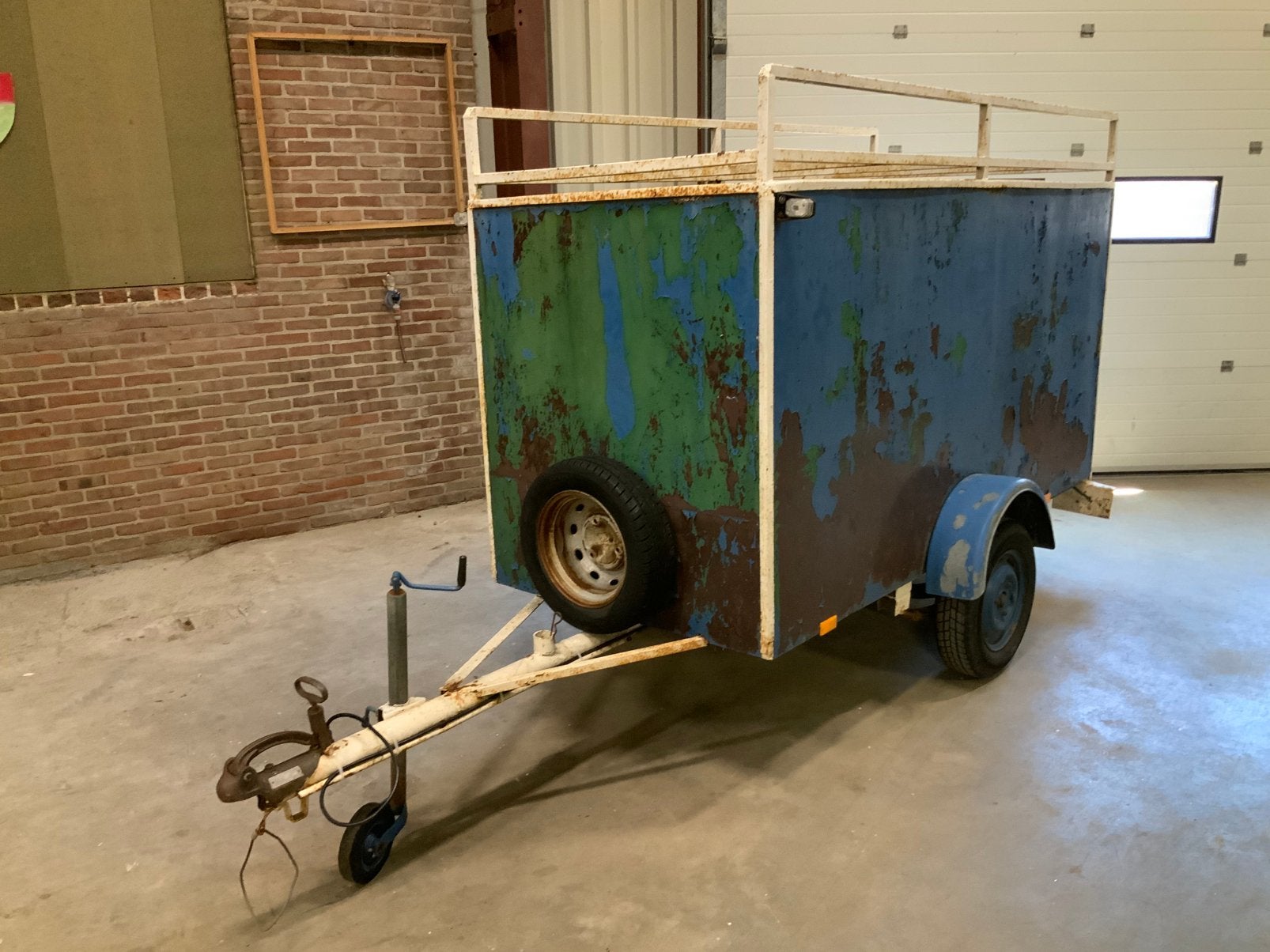 Aanhanger Gesloten Imperiaal Dichte Aanhangwagen, Ophalen, Gebruikt