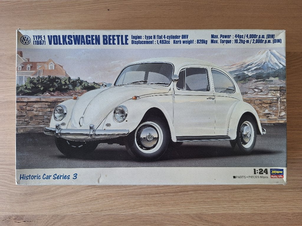Modelbouwpakket Faller Hasegawa 1:24 Volkswagen Beetle 1967, Ophalen of Verzenden, Nieuw, Overige merken