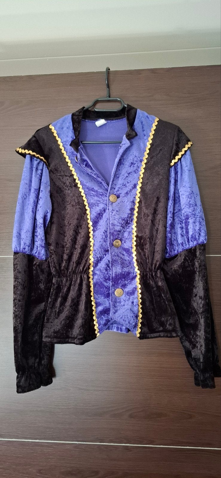 Pieten pak, Ophalen of Verzenden, Zo goed als nieuw, Maat 38/40 (M), Zwart
