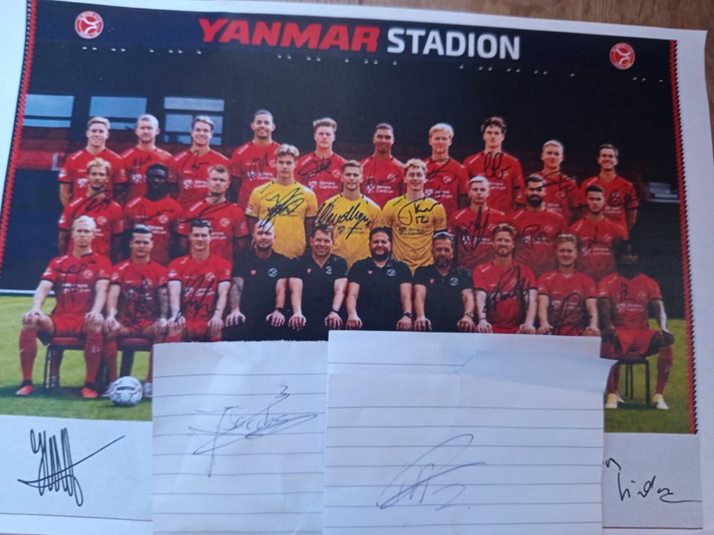Handtekeningen van reith en Jacobs Almere city voetballers, Ophalen of Verzenden, Nieuw, Overige binnenlandse clubs