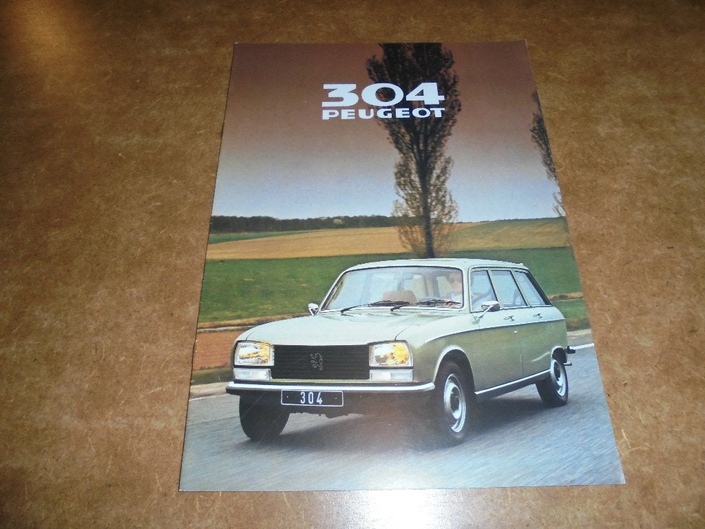 brochure Peugeot 304 Break  1980, Ophalen of Verzenden, Zo goed als nieuw, Peugeot