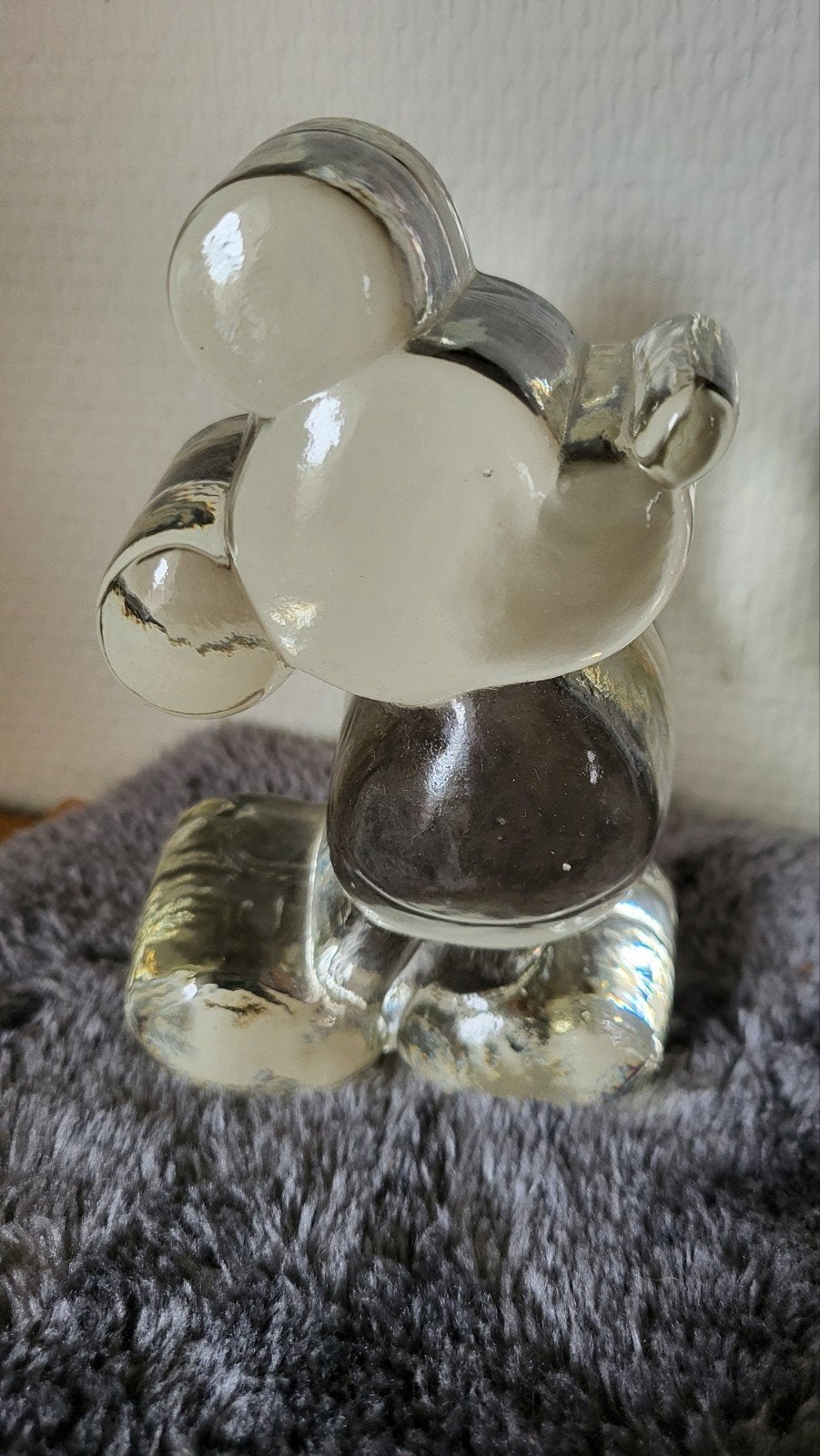 Leonardo glazen Mickey Mouse beeldje - 14 cm hoog, Verzamelen, Ophalen of Verzenden, Zo goed als nieuw