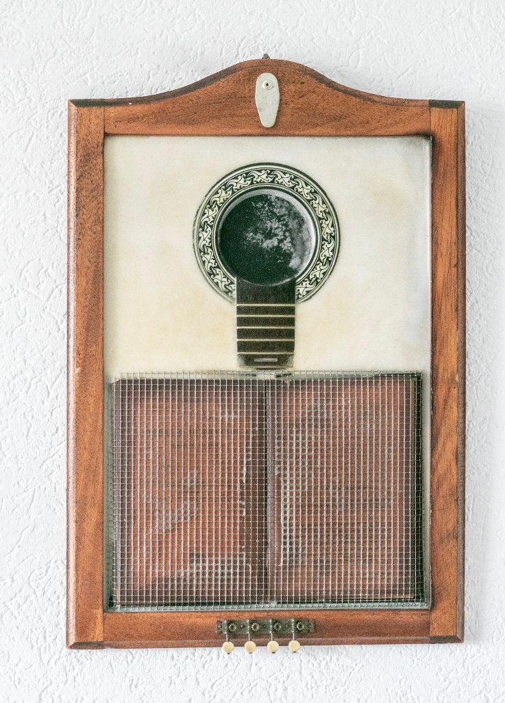 Bijzonder kunstwerk in lijst, Antiek en Kunst, Ophalen, Bijzondere lijst, Overige technieken, Overige onderwerpen