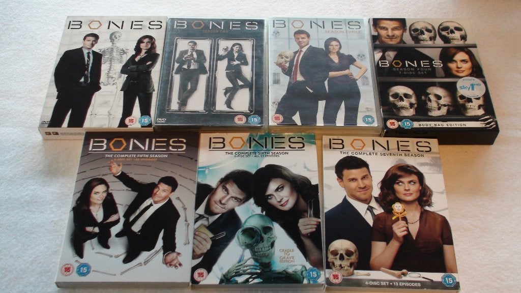 Bones series 1 2 3 4 5 6 en 7 niet Nederlands ondertiteld, Engels, Alle leeftijden, Drama, Engels