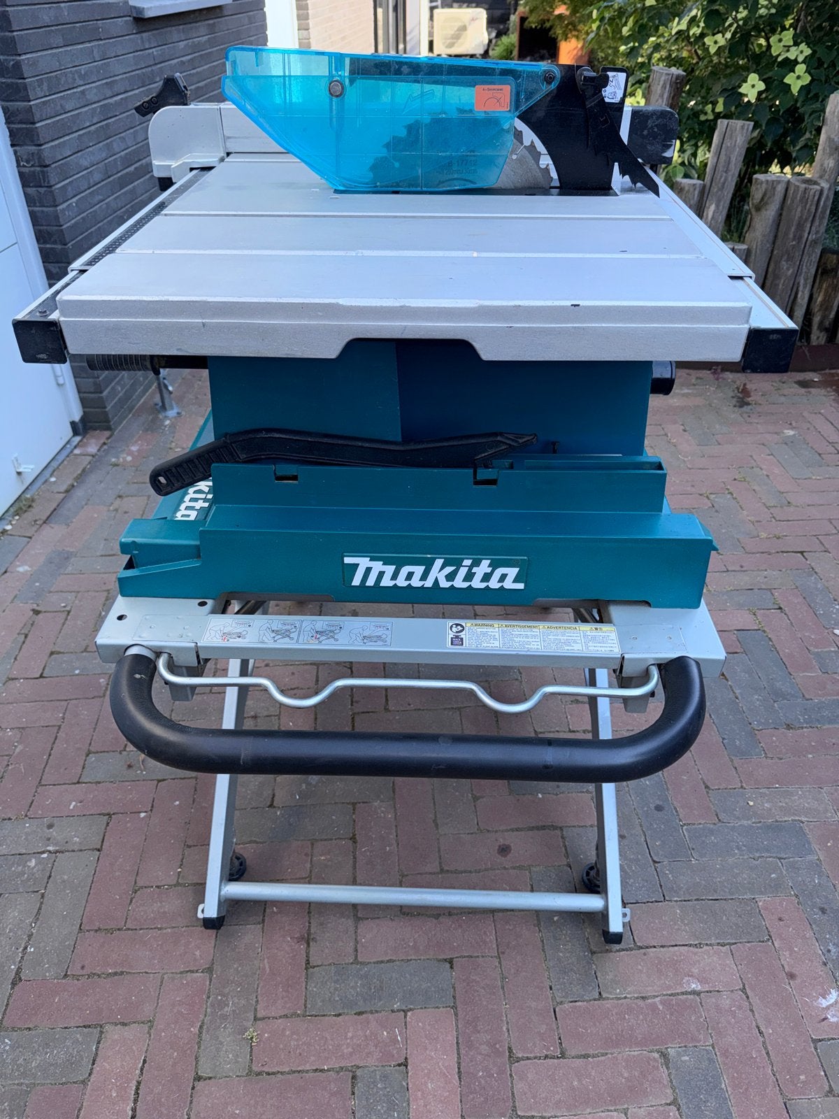 Professionele Makita 2704N Zaagtafel incl. Onderstel, Doe-het-zelf en Verbouw, Ophalen, Gebruikt, Cirkelzaag, 70 mm of meer