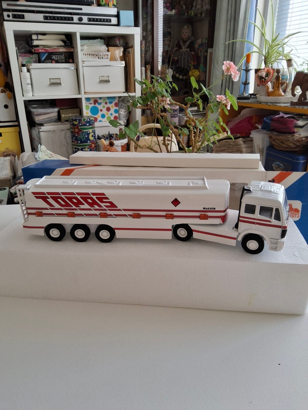 Lion Toys Mercedes-Benz Tankwagen Topas, Overige merken, 1:50 of kleiner, Nieuw, Ophalen of Verzenden