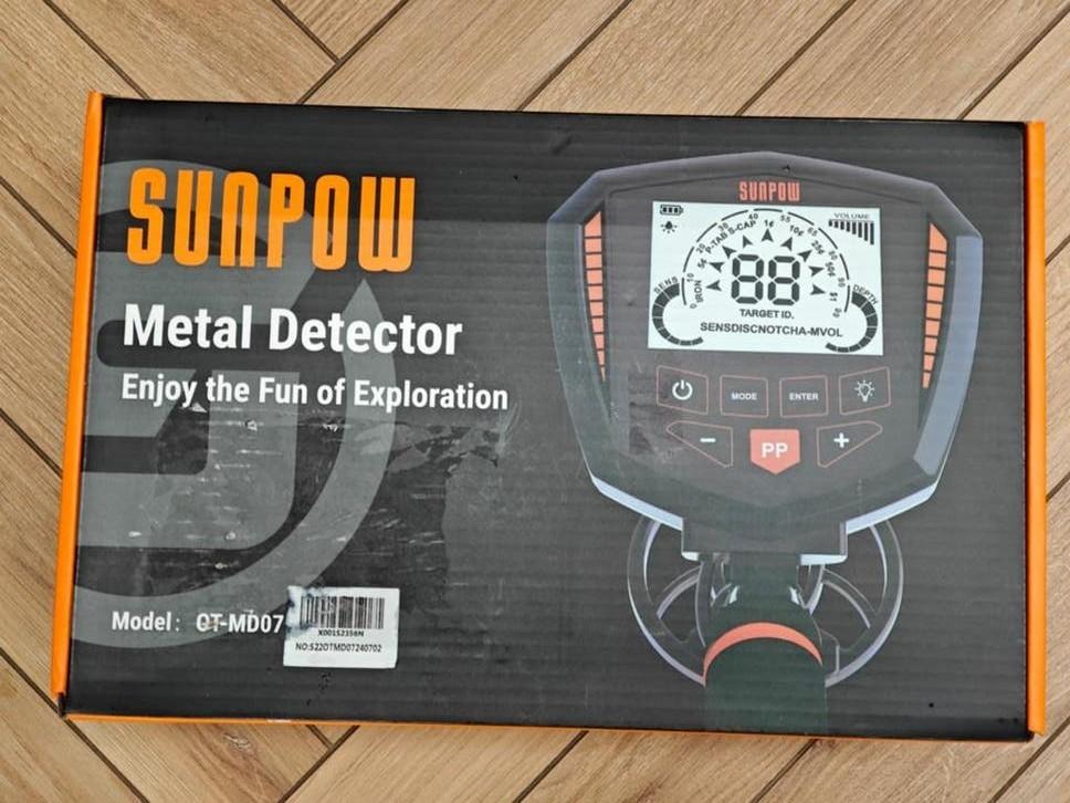 Sunpow ot-md07 metaaldetector compleet. Nieuw!, Ophalen of Verzenden, Nieuw, Overige merken, Instelbare gevoeligheid