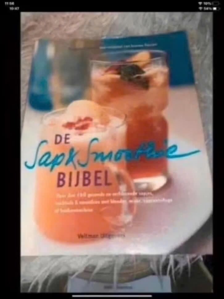De Sap & Smoothie Bijbel - Gezonde Recepten, Boeken, Ophalen of Verzenden, Overige gebieden, Onbekend, Gelezen