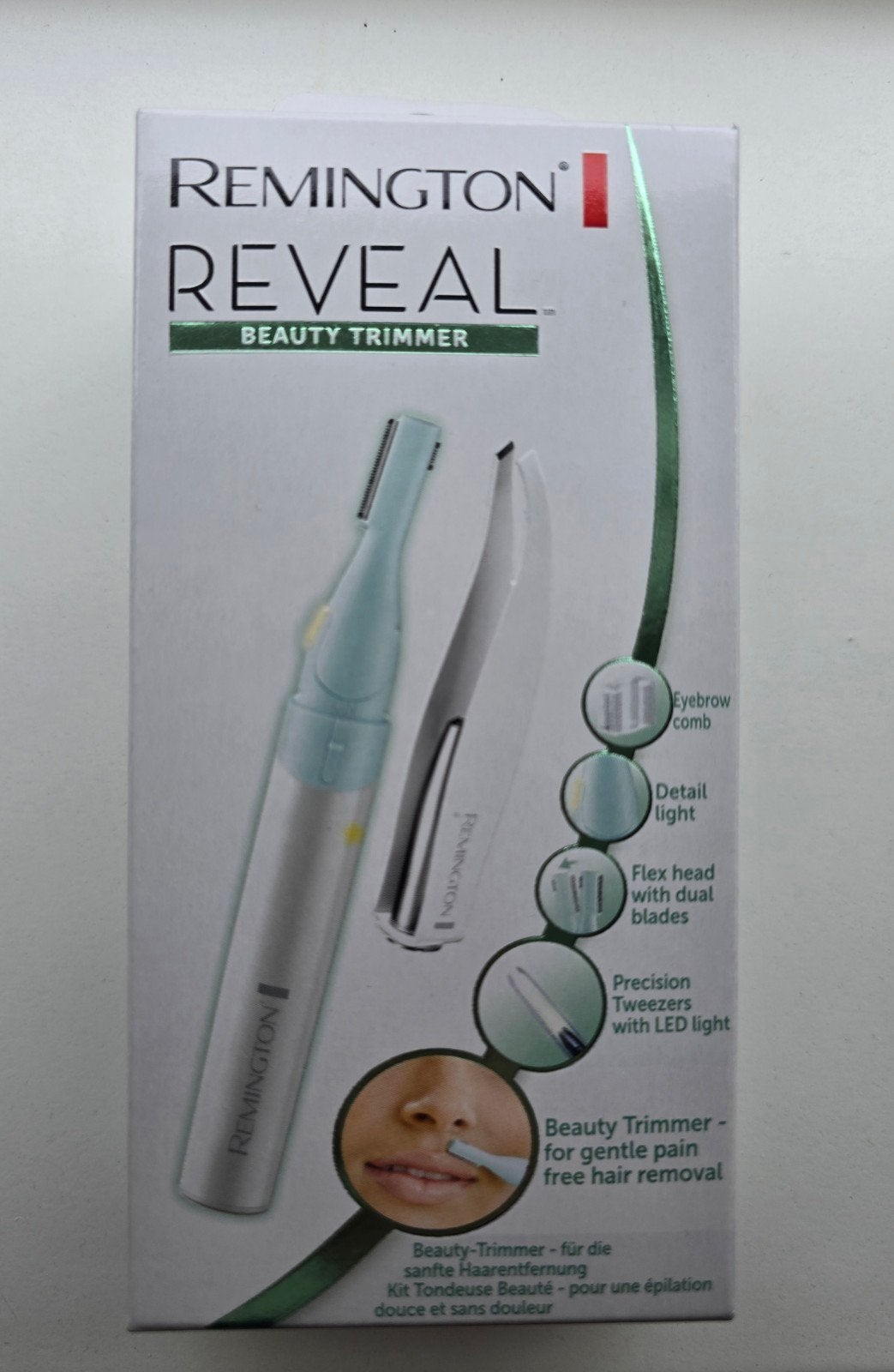 Remington Reveal Beauty Trimmer NIEUW / OP=OP, Ophalen, Nieuw, Tondeuse