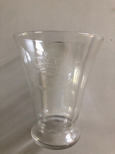 WILHELMINA GLAS       5268, Ophalen of Verzenden, Zo goed als nieuw, Servies