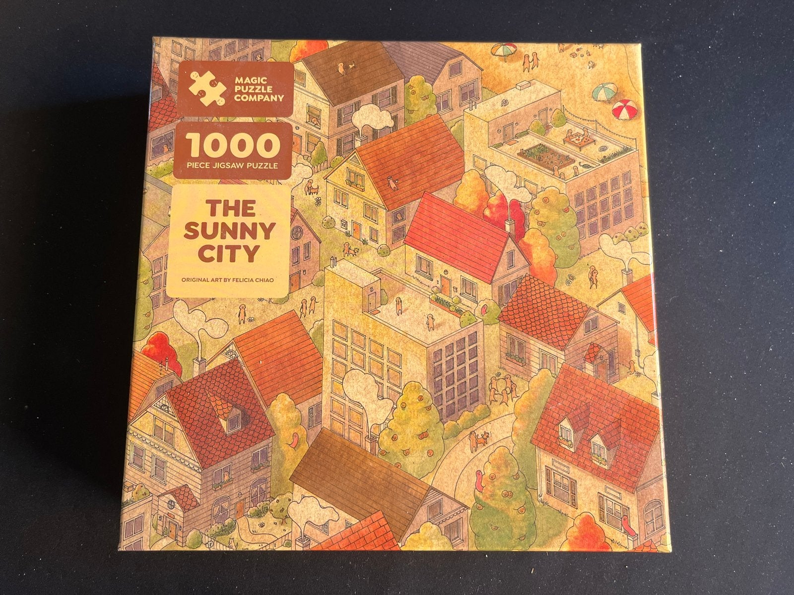 Magic Puzzle Company - The Sunny City 1000 stukjes, Ophalen of Verzenden, 500 t/m 1500 stukjes, Gebruikt, Legpuzzel