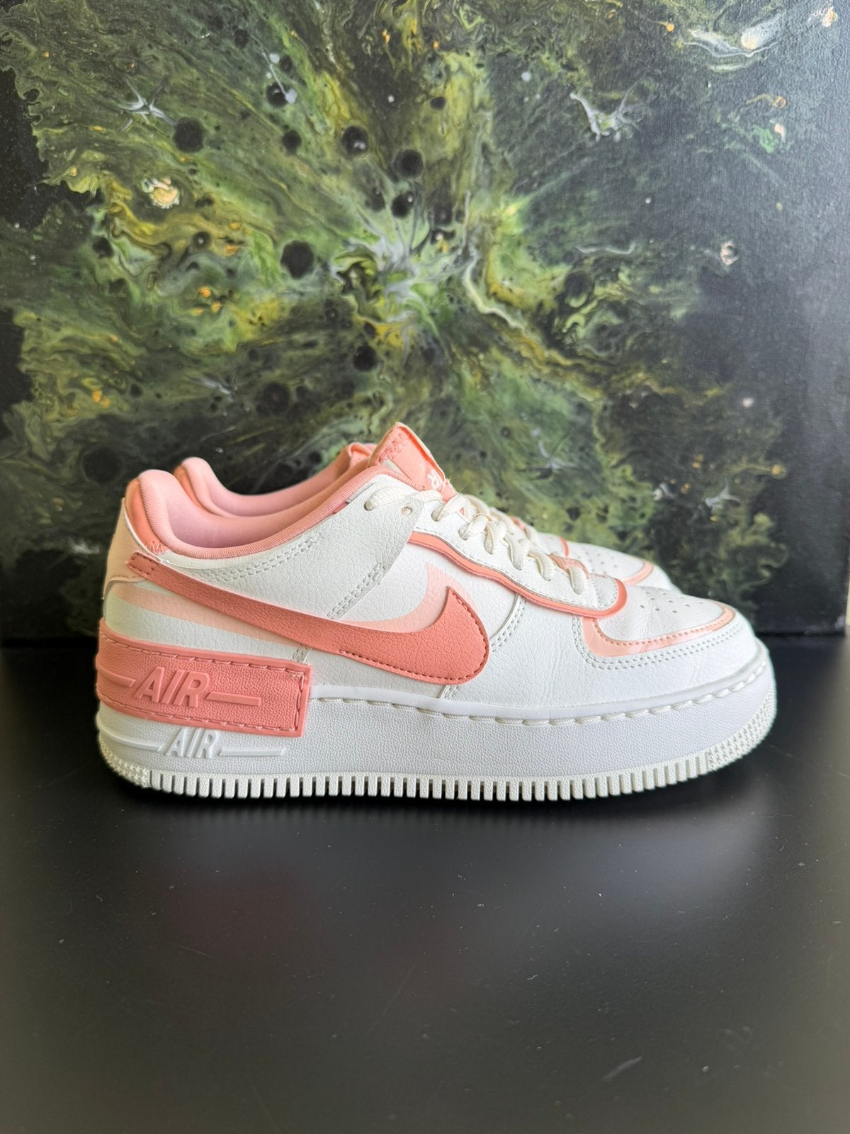 Nike air force 1 shadow maat 38,5, Ophalen of Verzenden, Zo goed als nieuw, Wit, Sneakers of Gympen