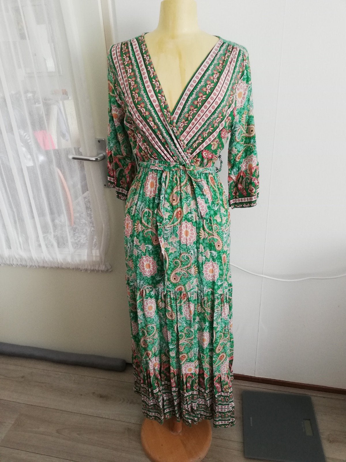 NAYYAR  Prachtige maxi jurk  mt 36 38nieuw mt 36, Overige kleuren, Verzenden, Nieuw, NAYYAF