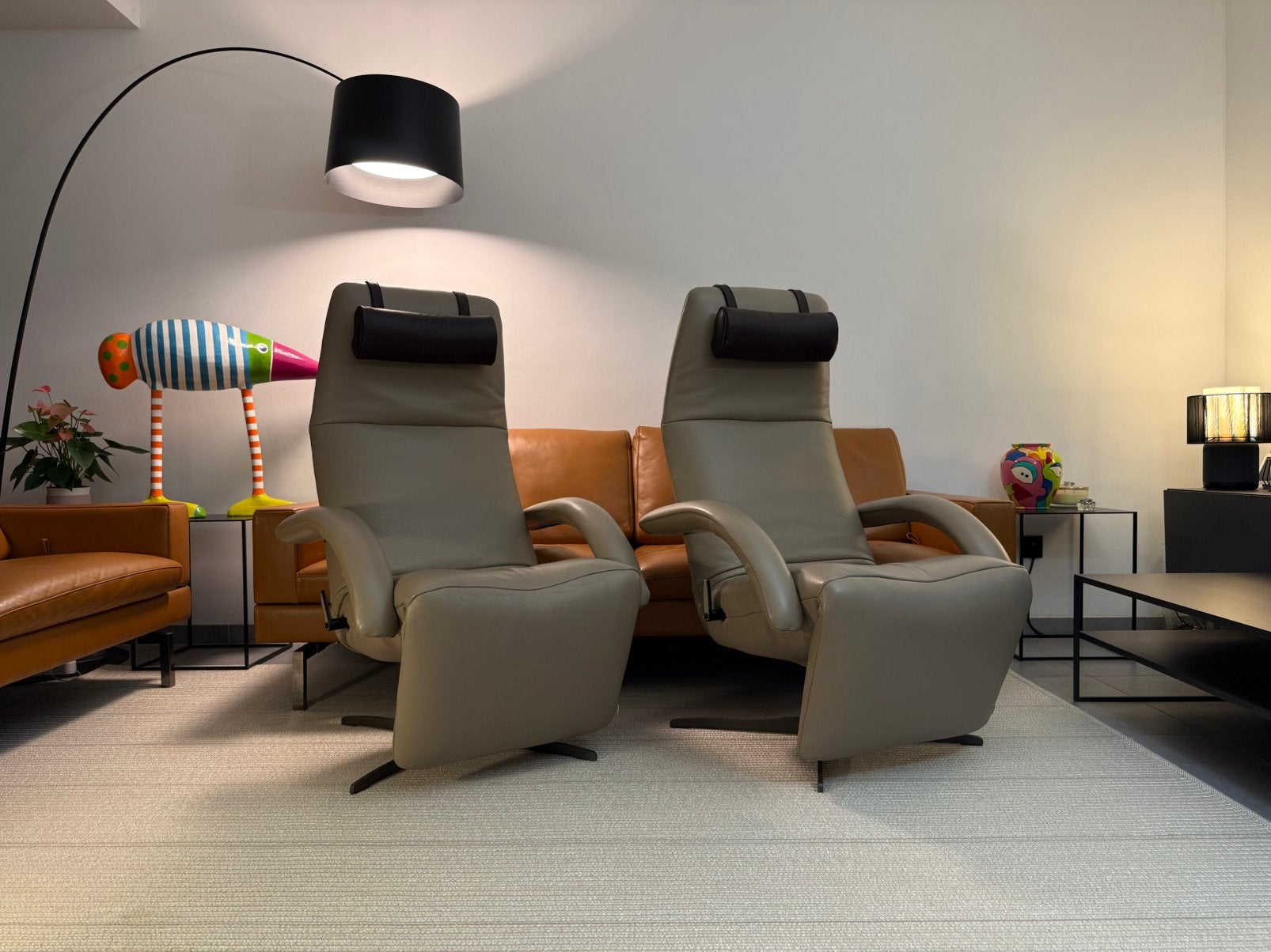2x Jori Yoga Mono-Move (Medi, 2022), Huis en Inrichting, Ophalen of Verzenden, Zo goed als nieuw, Leer, Durlet leolux natuzzi stressless vitra ligne roset knoll