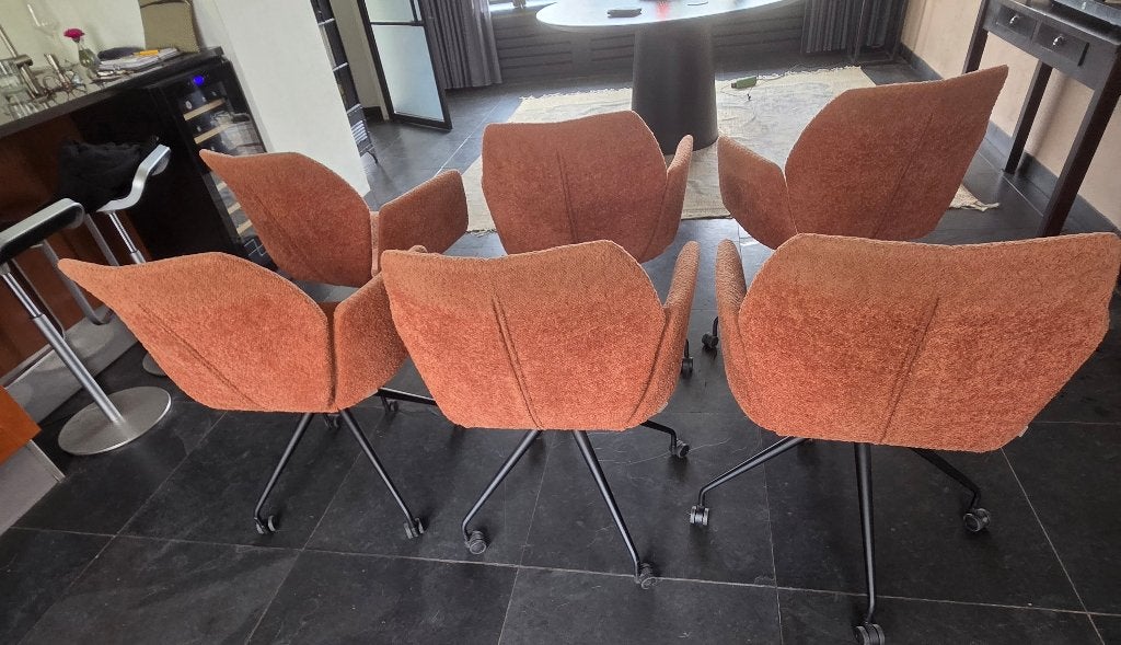 eettafelstoelen, Ophalen, Overige kleuren, Zo goed als nieuw, Stof