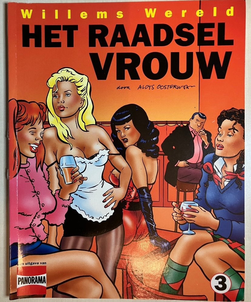 Willems Wereld, deel 3, Het Raadsel Vrouw, Aloys Oosterwijk, Eén stripboek, Ophalen of Verzenden, Zo goed als nieuw