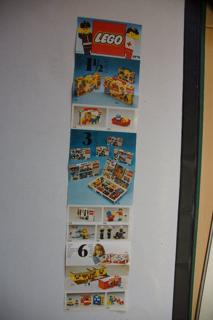 Lego foldertje 1978, Ophalen of Verzenden, Gebruikt, Overige typen