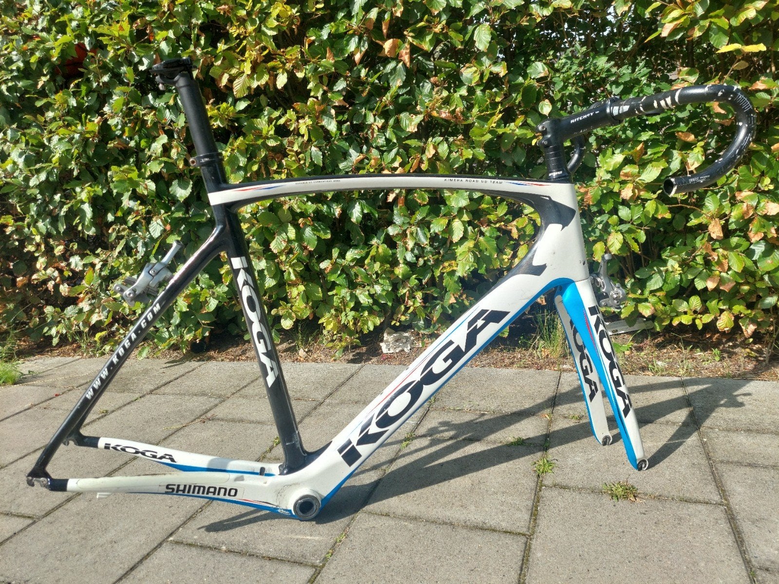 KOGA Kimera Carbon Frame (Schade) - Ultegra 6700 onderdelen, Ophalen, Gebruikt, Carbon, Velgrem