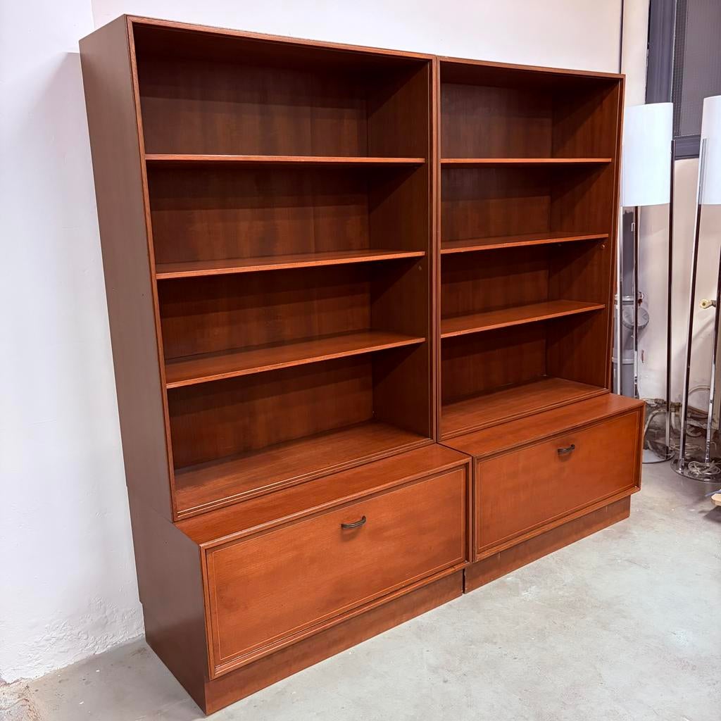 Vintage Formule boekenkasten, jaren ‘60, Ophalen, Gebruikt, 200 cm of meer, Met klep(pen)